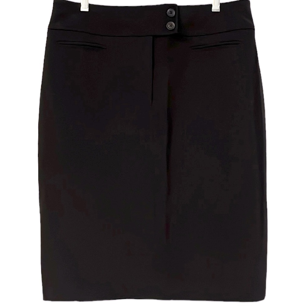 APOSTROPHE ESSENTIALS MIDI SKIRT BLACK SIZE 12